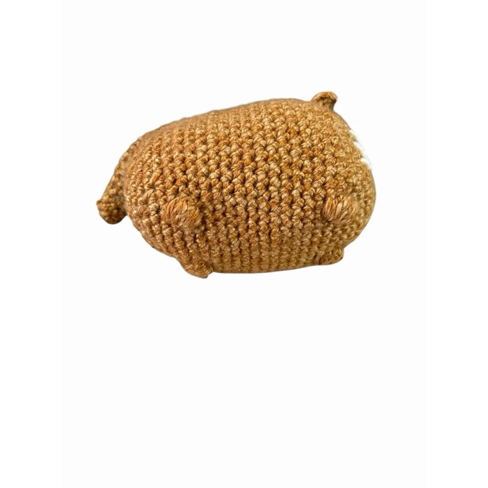 New Handmade Crochet Plushie Cat Kitten brown orange